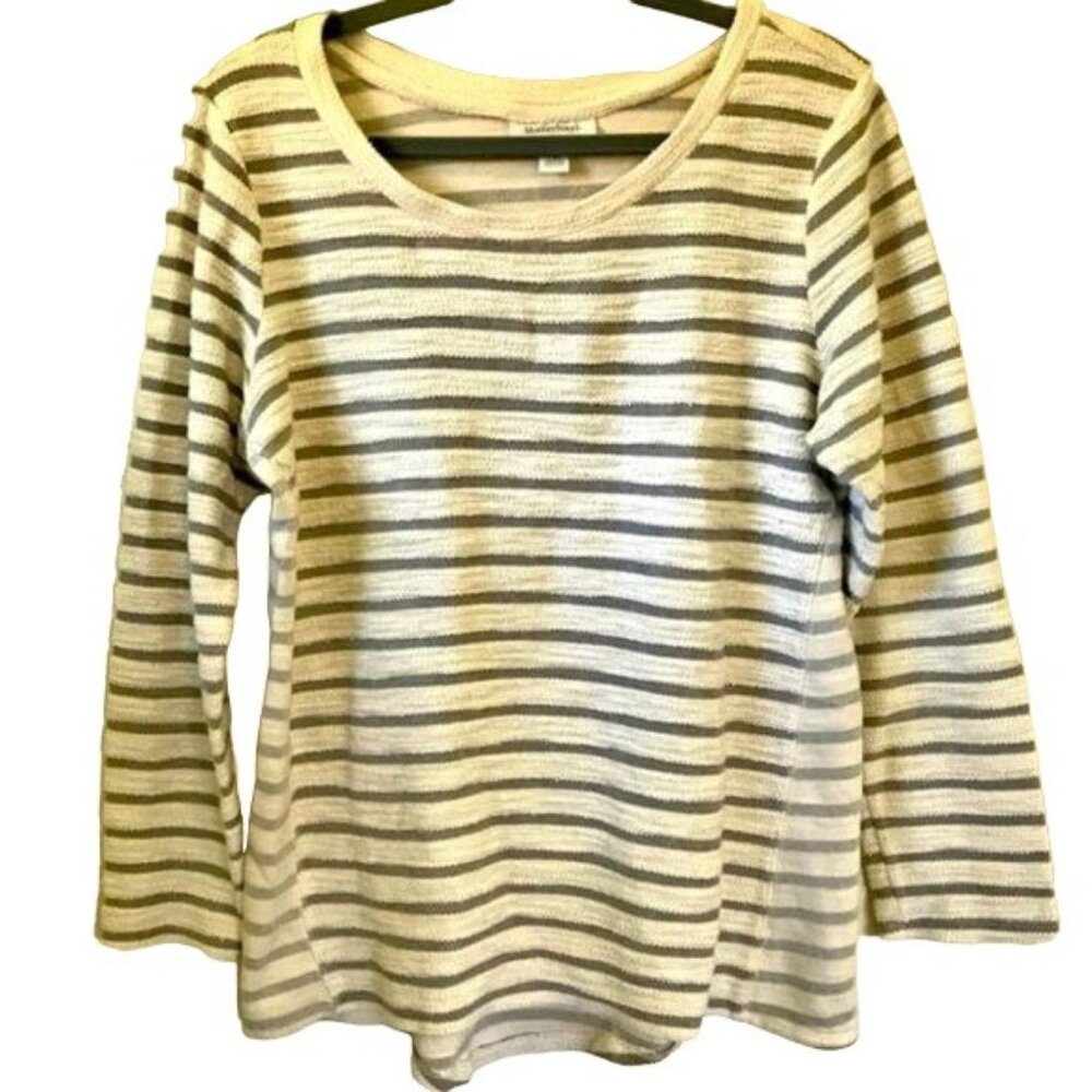Motherhood Women's Striped‎ Lightweight Maternity Sweater Size XL Casual Comfort